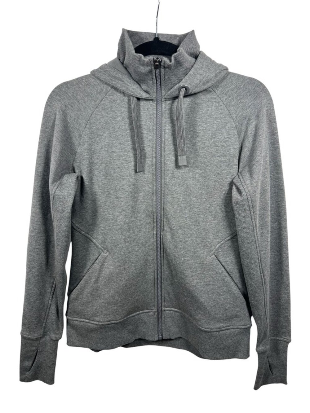 Athleta Jacket Womens Small Triumph Hoodie Full Zip Fitted Athletic Gym Workout